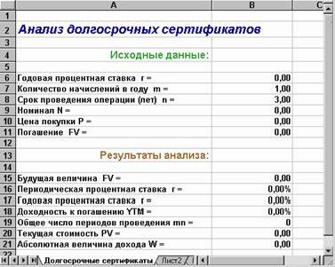 Рефераты | Рефераты по экономике | Ценные бумаги с выплатой процентов в момент погашения