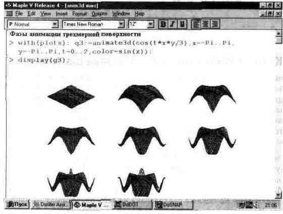 Рефераты | Рефераты по информатике, программированию | Графика в системе Maple V