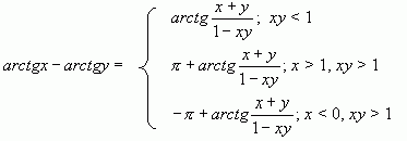 Рефераты | Рефераты по математике | Образцы исследования элементарных функций, содержащих обратные тригонометрические функции