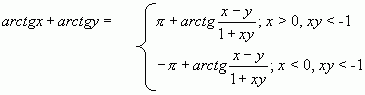 Рефераты | Рефераты по математике | Образцы исследования элементарных функций, содержащих обратные тригонометрические функции