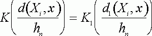 Рефераты | Рефераты по науке и технике | Классификация объектов нечисловой природы на основе непараметрических оценок плотности