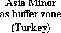 Подпись: Asia Minor 
as buffer zone 
(Turkey) 
