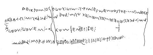 Рефераты | Языкознание, филология | Прочтение двух древних надписей из района Южная Пицена в Италии с помощью тюркских языков